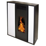 Interstoves - po�le � granules tessa 10 etanche - blanc