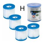 4 cartouches de filtration intex pour filtre piscine intex type h