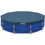 Couverture de piscine ronde 366 cm 28031 intex bleu Couverture de piscine ronde 366 cm 28031 intex bleu