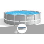 Intex - kit piscine tubulaire prism frame ronde 3, 66 x 1, 22 m + bâche de protection Intex - kit piscine tubulaire prism frame ronde 3, 66 x 1, 22 m + bâche de protection