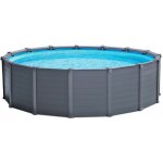 Intex - piscine tubulaire ronde graphite 4, 78 x 1, 24 m Intex - piscine tubulaire ronde graphite 4, 78 x 1, 24 m