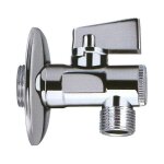 Invena - 1 / 2 x 1 / 2 chrome vanne d'isolement de la balle evier de pour les robinets Invena - 1 / 2 x 1 / 2 chrome vanne d'isolement de la balle evier de pour les robinets