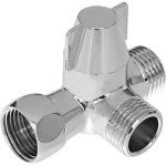 Inverseur � 3 voies commutateur de vanne pour douche, douchette et douche de t�te bras de douche inverseur ...