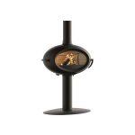 Invicta - po�le � bois brio sur pied - raccordable - 7kw