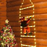 Ip44 tanche guirlande lumineuse led pre nol - 8 modes  mmoire, minuteur intelligent pour dcoration ...