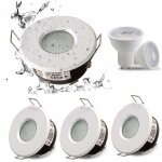 Ip65 spot led encastrable �tanche, configuration de douille gu10, adapt� aux spots de salle de bain et ...