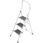 Iperbriko - tabouret avec main courante haute 2 marches