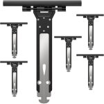 Ipow lot de 6 attache souple volet roulant en acier et nylon, 155mm ressort de suspension universel pour ...