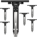 Ipow lot de 6 attache souple volet roulant en acier et nylon, 155mm ressort de suspension universel pour ...