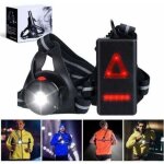 Ipx6 �tanche lampe pectorale running 3 modes et 45� r�glablelampe de course � la poitrine pour courir ...
