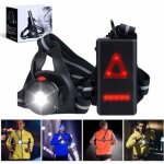 Ipx6 �tanche lampe pectorale running 3 modes et 45� r�glablelampe de course � la poitrine pour courir ...