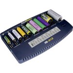 Iq312 chargeur de piles rondes nicd, nimh, li - ion 10340, 10350, 10440, 10500, 12500, 12650, 13500, ...