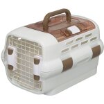 Iris ohyama, caisse de transport 2 portes amovibles avec poign�e et laisse ventilation pour chat, chien, ...