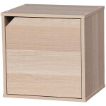 Iris ohyama, �tag�re, meuble, cube de rangement, petit meuble de rangement, meuble d'appoint, porte avec ...