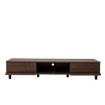 Iris ohyama, meuble tv, meuble tele, banc tv, support t�l�vision pour ecran jusqu'� 65 pouces, 4 etag�res, ...