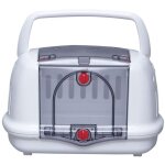 Iris ohyama, sac de transport 2 encoches lat�rales 2 ouvertures pour chat, chien, rongeur - pet house ...