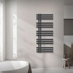Ecd germany - iron em design s�che - serviettes - 500 x 1200 mm - anthracite - � panneaux - chauffage ...