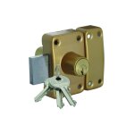 Iso - verrou city 26 � double entr�e g�che huisserie bois cylindre de 50mm - iseo - 10022501