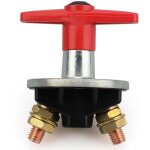 Alovez - isolateur interrupteur de batterie 12v principal de déconnexion de batterie avec clés 300a battery ... Alovez - isolateur interrupteur de batterie 12v principal de déconnexion de batterie avec clés 300a battery ...