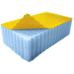 Isolation phonique rs pro en mousse mlamine, 1. 25m x 600mm x 25mm ( prix pour 1 )