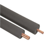 Isolation de tuyaux caoutchouc nitrile noir, diam�tre 28mm x 2m x 25mm ( prix pour paquet de 3 )