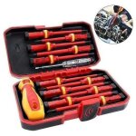 Isol� tournevis �lectricien 1000v set conseils magn�tiques interchangeables outils de r�paration �lectrique ...