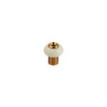 Itar - butoir de porte laiton rehauss� - d�cor : poli - diam�tre : 30 mm - hauteur : 32 mm - mat�riau ...