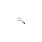 Itar - cl� femelle edf acier - mat�riau : acier - longueur : 80 mm - d�cor : zingu�