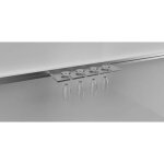 Etag�re porte verres - d�cor : inox satin� -