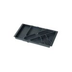 Plumier organiseur extensible pour tiroir - 6 compartiments - dcor : noir - profondeur : 225 mm - hauteur ...