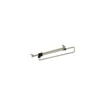 Itar - porte - cintre coulissant - acier chrom� et pvc noir - charge maxi : 4 kg - longueur : 400 mm