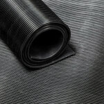 Ivol - tapis caoutchouc en rouleau nervur� 3 mm - largeur 100 cm - par m�tre lin�aire