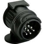 Iwh - 010210 adaptateur pour remorque [prise femelle 13 p�les - prise m�le 7 p�les] plastique