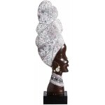 Statuette buste africaine 44 cm
