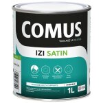 Izi'satin 1l - peinture acrylique d'aspect satin en phase aqueuse - comus