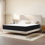 Matelas mousse 90x190cm - �paisseur 12 cm - pour adulte enfant - zones de confort mousse - iztoss