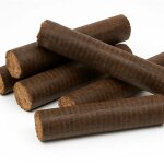 J'envoie du bois - b�ches de bois densifi�es rondes 30cm - b�ches compress�es calorifiques longue dur�e ...