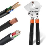 J52 coupe - c�ble � cliquet robuste pour c�bles blind�s en cuivre et aluminium de 500 mm� sans effort ...