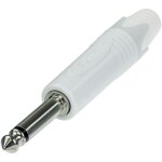 Neutrik - jack 6. 35 mm m�le, droit np2x - wt nombre de p�les: 2 mono blanc 1 pc(s) x39720