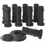 Jacob delafon - lot de 9 pieds pour receveur flight