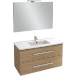 Jacob delafon - meuble vasque 100 cm ola up chne avec miroir et spot