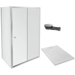 Jacob delafon - receveur douche ipso 80x80 + paroi porte pivotante angle + bonde Jacob delafon - receveur douche ipso 80x80 + paroi porte pivotante angle + bonde