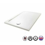 Jacob delafon - receveur de douche flight rectangle extra plat antidrapant 100 x 80 cm