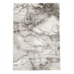 Jadorel - tapis salon et chambre 120x170 gris rectangle tiss� motif abstrait marbal