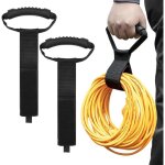 2 pièces organisateur de rallonges et tuyaux avec sangle robuste de 55 cm, poignée de transport et support ... 2 pièces organisateur de rallonges et tuyaux avec sangle robuste de 55 cm, poignée de transport et support ...
