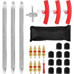Jalleria - lot de 27 dmonte - pneus - 30 cm - avec 3 protections de jante - outil de montage pour moto, ...
