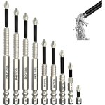 9 pices embout visseuse aimant magntique embout visseuse long multifonction tournevis torx 25 / 50 ...