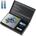 Jalleria - balance de precision 1000g / 0. 1g, balance de poche avec cran lcd rtroclair, petit balance ...