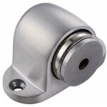 Jalleria - but�e de porte magn�tique mont�e au sol en m�tal bross�