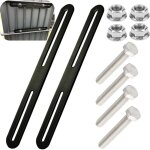 Kit de support boite aux lettres 215 x 24 mm support pour bote au lettre 2 kits pour fixer des botes ...